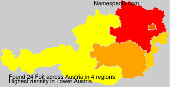 Surname Foit in Austria Surname Foit in Austria
