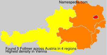 Surname Follmer in Austria Surname Follmer in Austria