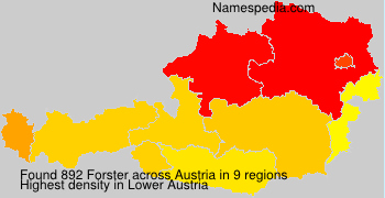 Surname Forster in Austria Surname Forster in Austria