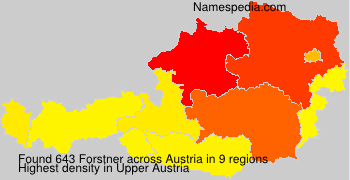Surname Forstner in Austria Surname Forstner in Austria