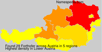 Surname Forthofer in Austria Surname Forthofer in Austria