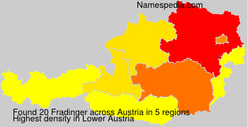 Surname Fradinger in Austria Surname Fradinger in Austria