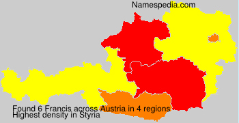 Surname Francis in Austria Surname Francis in Austria