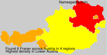 Surname Franer in Austria Surname Franer in Austria