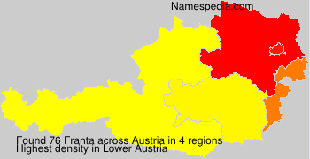 Surname Franta in Austria Surname Franta in Austria