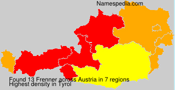 Surname Frenner in Austria Surname Frenner in Austria