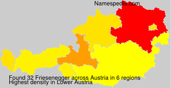 Surname Friesenegger in Austria Surname Friesenegger in Austria