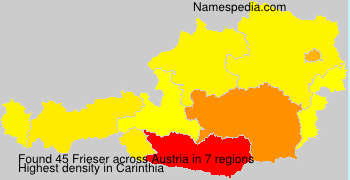 Surname Frieser in Austria Surname Frieser in Austria