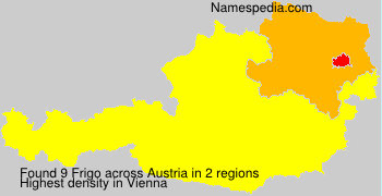 Surname Frigo in Austria Surname Frigo in Austria