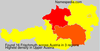 Surname Frischmuth in Austria Surname Frischmuth in Austria