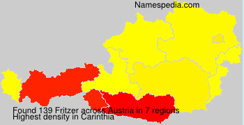 Surname Fritzer in Austria Surname Fritzer in Austria