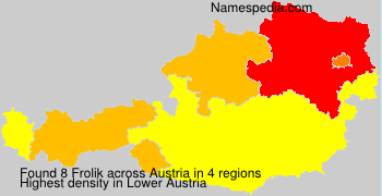 Surname Frolik in Austria Surname Frolik in Austria