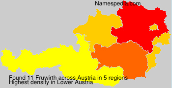 Surname Fruwirth in Austria Surname Fruwirth in Austria