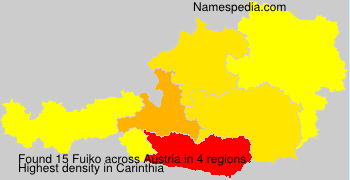 Surname Fuiko in Austria Surname Fuiko in Austria