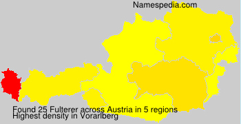Surname Fulterer in Austria Surname Fulterer in Austria