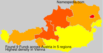 Surname Funck in Austria
