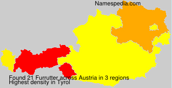 Surname Furrutter in Austria Surname Furrutter in Austria