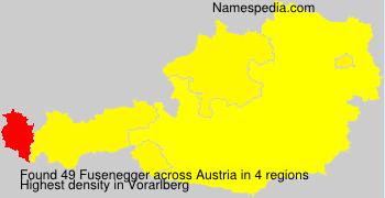 Surname Fusenegger in Austria Surname Fusenegger in Austria