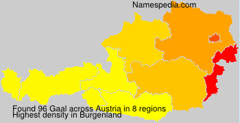 Surname Gaal in Austria Surname Gaal in Austria