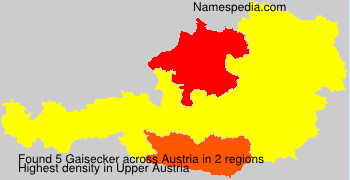 Surname Gaisecker in Austria Surname Gaisecker in Austria