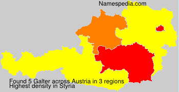 Surname Galter in Austria Surname Galter in Austria