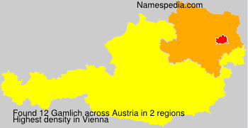 Surname Gamlich in Austria Surname Gamlich in Austria