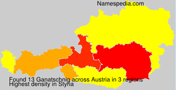 Surname Ganatschnig in Austria