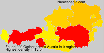 Surname Garber in Austria Surname Garber in Austria
