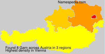 Surname Garn in Austria