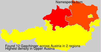 Surname Gaschinger in Austria Surname Gaschinger in Austria