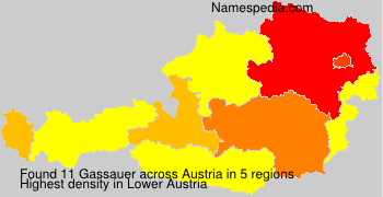 Surname Gassauer in Austria Surname Gassauer in Austria
