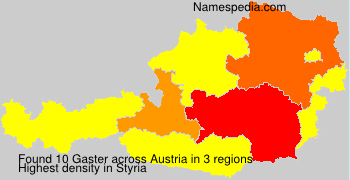 Surname Gaster in Austria Surname Gaster in Austria