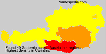 Surname Gatternig in Austria Surname Gatternig in Austria