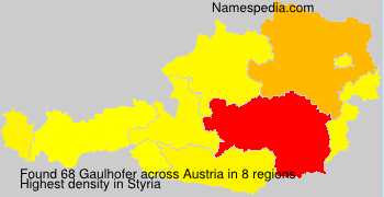 Surname Gaulhofer in Austria Surname Gaulhofer in Austria