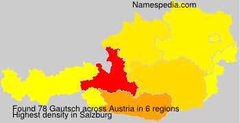 Surname Gautsch in Austria Surname Gautsch in Austria