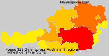 Surname Geier in Austria Surname Geier in Austria