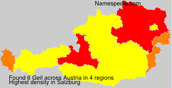 Surname Geil in Austria Surname Geil in Austria
