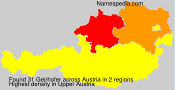 Surname Geirhofer in Austria Surname Geirhofer in Austria