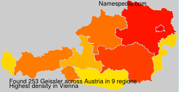 Surname Geissler in Austria Surname Geissler in Austria