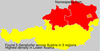 Surname Genstorfer in Austria Surname Genstorfer in Austria