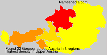 Surname Gerauer in Austria Surname Gerauer in Austria