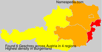 Surname Geschrey in Austria Surname Geschrey in Austria