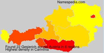 Surname Gesierich in Austria Surname Gesierich in Austria