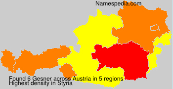 Surname Gesner in Austria Surname Gesner in Austria