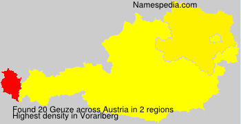 Surname Geuze in Austria Surname Geuze in Austria