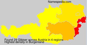 Surname Gibiser in Austria Surname Gibiser in Austria