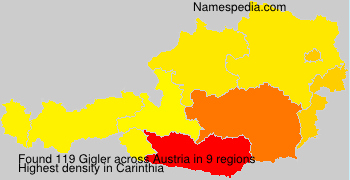Surname Gigler in Austria Surname Gigler in Austria