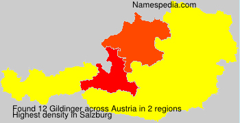 Surname Gildinger in Austria Surname Gildinger in Austria