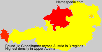 Surname Gindelhumer in Austria