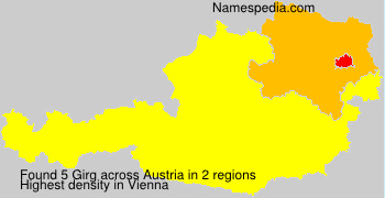 Surname Girg in Austria Surname Girg in Austria